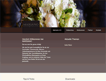 Tablet Screenshot of marsano.ch